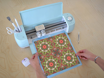 naturalistic leaves mandala Cricut Compatible Vinyl