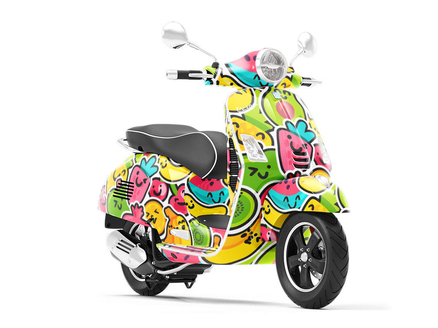 Naturally Sweet Sticker Bomb Vespa Scooter Wrap Film