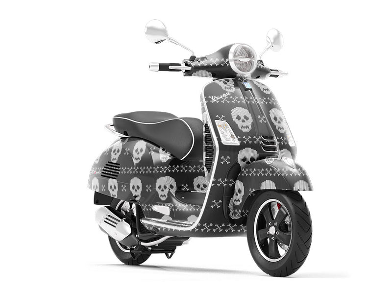 Nautical Knitting Pirate Vespa Scooter Wrap Film
