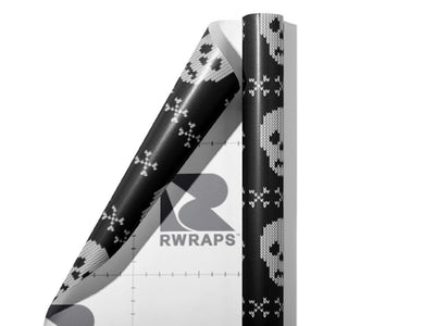 Nautical Knitting Pirate Wrap Film Sheets~Rwraps Series 914 Nautical Knitting Pirate Scrolled Sheet~3