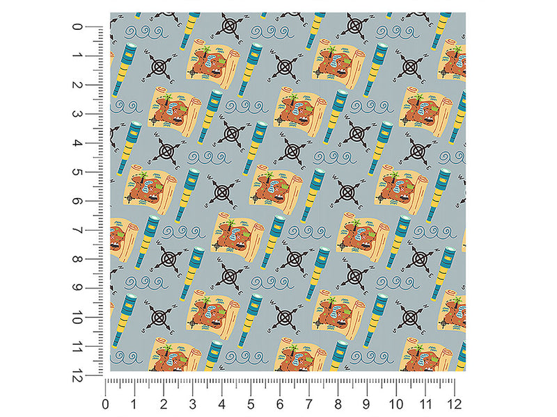 nautical navigation pirate 1ft x 1ft Craft Sheets