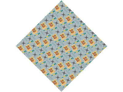 Nautical Navigation Pirate Vinyl Wrap Pattern