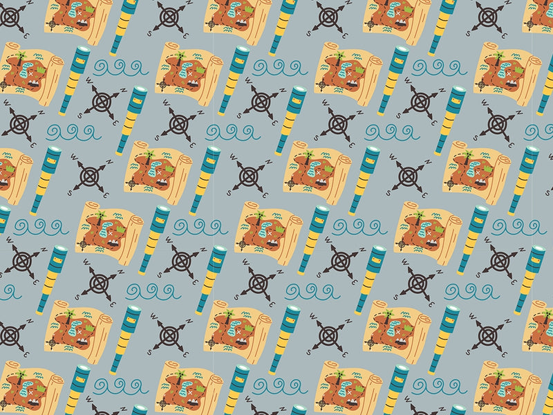 Nautical Navigation Pirate Vinyl Wrap Pattern~Rwraps Series 914 Digitally Printed Vinyl Wrap~0