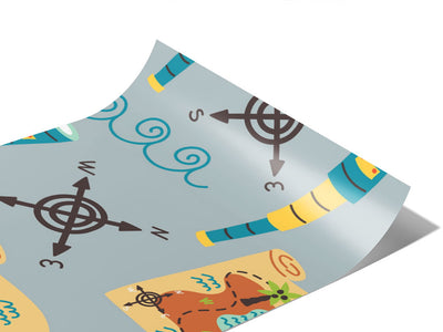 Nautical Navigation Pirate Vinyl Wraps~Rwraps Series 914 Digitally Printed Vinyl Wrap~0