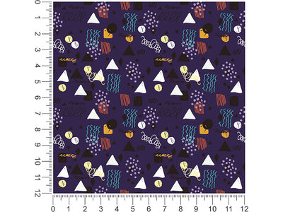navy awoken abstract geometric 1ft x 1ft Craft Sheets