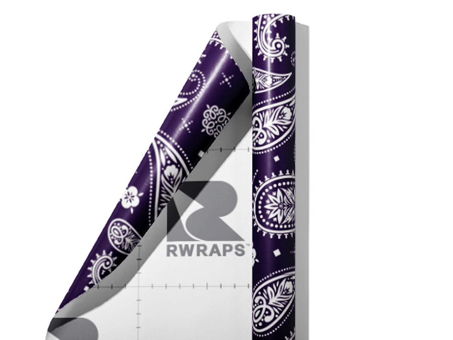 Navy Blues Paisley Wrap Film Sheets~Rwraps Series 914 Navy Blues Paisley Scrolled Sheet~3