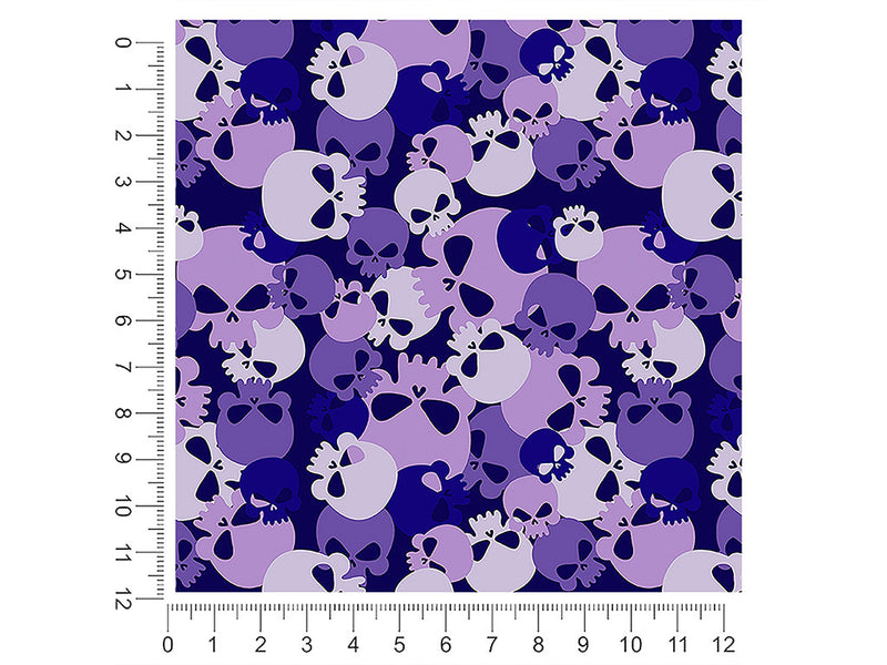 navy calvaria skull and bones 1ft x 1ft Craft Sheets