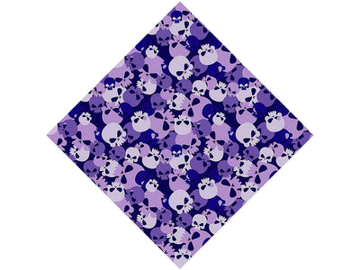 Navy Calvaria Halloween Vinyl Wrap Pattern