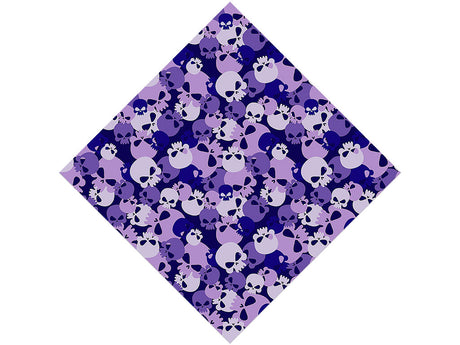 Navy Calvaria Halloween Vinyl Wrap Pattern
