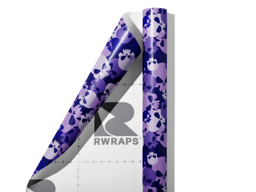 Navy Calvaria Halloween Wrap Film Sheets~Rwraps Series 914 Navy Calvaria Halloween Scrolled Sheet~3