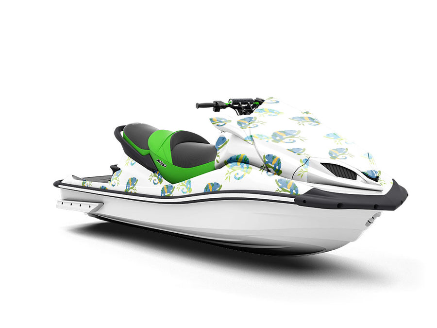 Navy Chameleons Reptile Jet Ski Vinyl Customized Wrap