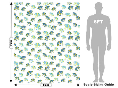 Navy Chameleons Reptile Vehicle Wrap Scale~Rwraps Series 914 Navy Chameleons Reptile Measurements~1