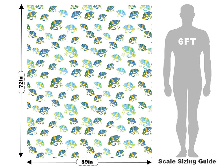 Navy Chameleons Reptile Vehicle Wrap Scale~Rwraps Series 914 Navy Chameleons Reptile Measurements~1
