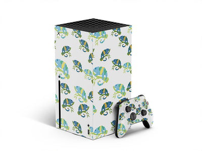 navy chameleons animal XBOX DIY Decal
