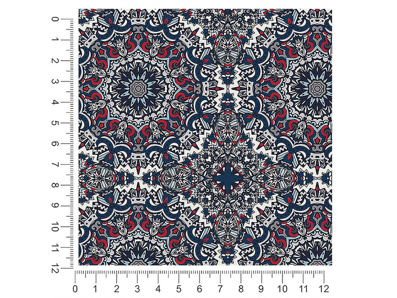 navy solitaire mandala 1ft x 1ft Craft Sheets