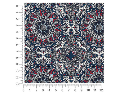 navy solitaire mandala 1ft x 1ft Craft Sheets
