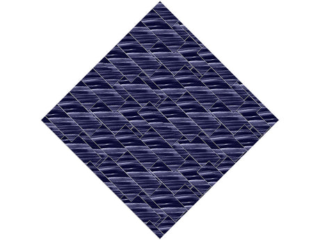 Navy Tile Vinyl Wrap Pattern