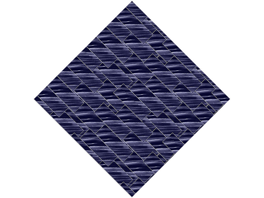 Navy Tile Vinyl Wrap Pattern
