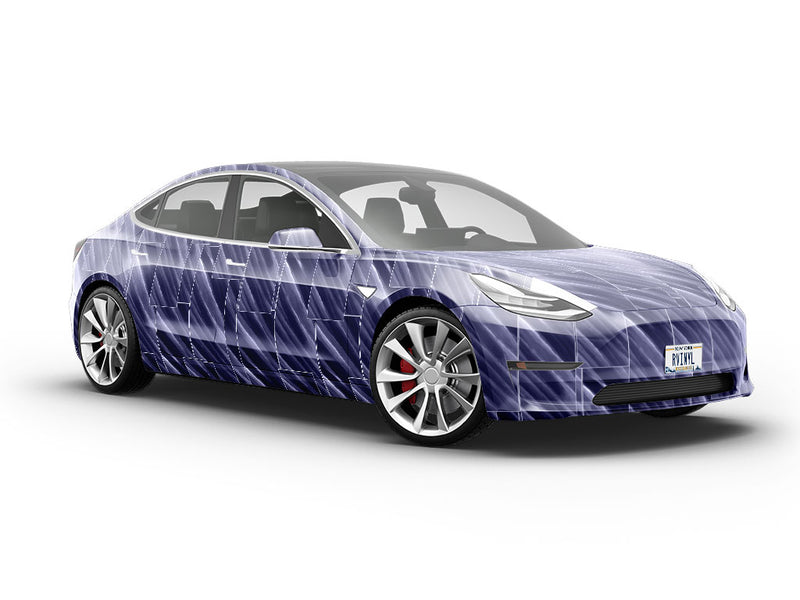 Navy Tile Vehicle Vinyl Wrap