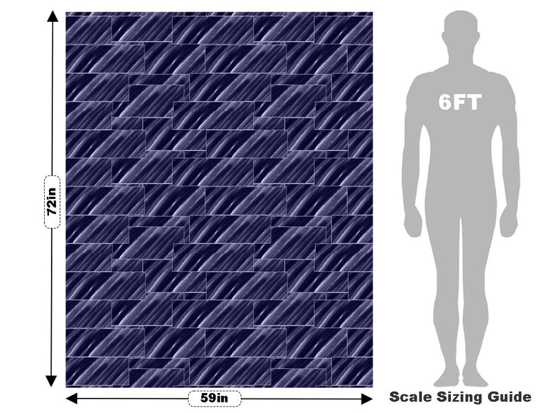Navy Tile Vehicle Wrap Scale~Rwraps Series 914 Navy Tile Measurements~2