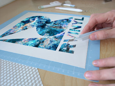 nebula sapphire science fiction Easy Weed Craft Vinyl