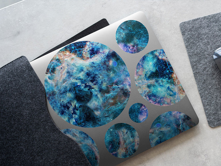 nebula sapphire science fiction DIY Laptop Stickers