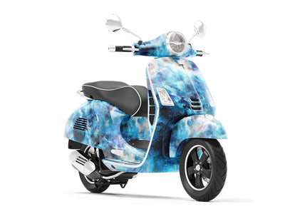 Nebula Sapphire Science Fiction Vespa Scooter Wrap Film