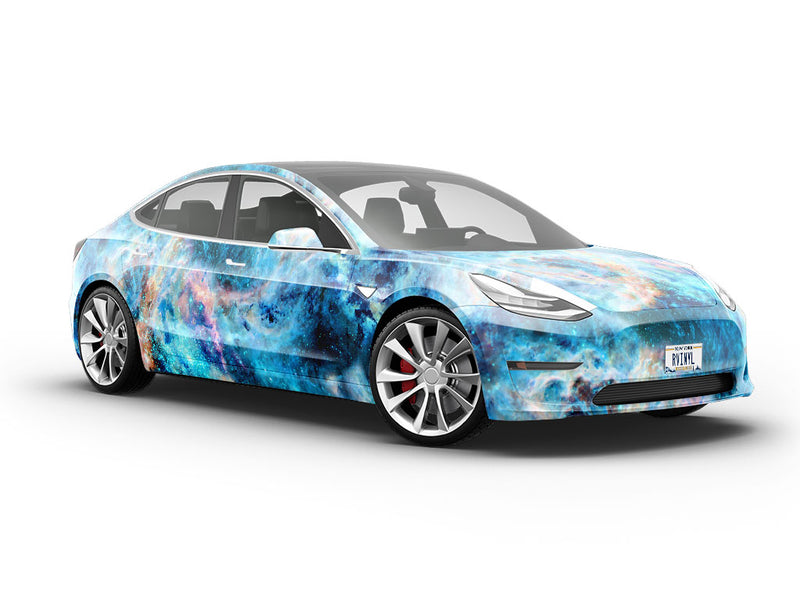 Nebula Sapphire Science Fiction Vehicle Vinyl Wrap