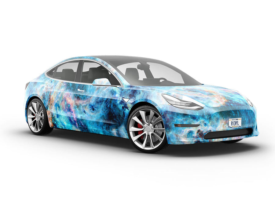 Nebula Sapphire Science Fiction Vehicle Vinyl Wrap
