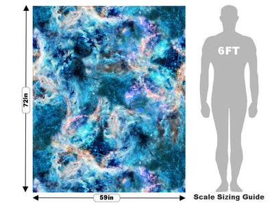 Nebula Sapphire Science Fiction Vehicle Wrap Scale~Rwraps Series 914 Nebula Sapphire Science Fiction Measurements~1