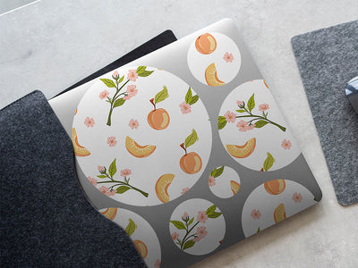 nectar white fruit DIY Laptop Stickers