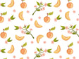 Nectar White Fruit Vinyl Wrap Pattern~Rwraps Series 914 Digitally Printed Vinyl Wrap~0