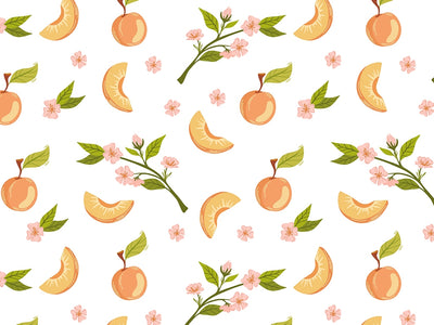 Nectar White Fruit Vinyl Wrap Pattern~Rwraps Series 914 Digitally Printed Vinyl Wrap~0