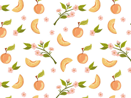 Nectar White Fruit Vinyl Wrap Pattern~Rwraps Series 914 Digitally Printed Vinyl Wrap~0