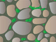 Neglected Courtyard Cobblestone Vinyl Wrap Pattern~Rwraps Series 914 Digitally Printed Vinyl Wrap~0