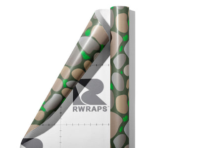 Neglected Courtyard Cobblestone Wrap Film Sheets~Rwraps Series 914 Neglected Courtyard Cobblestone Scrolled Sheet~4