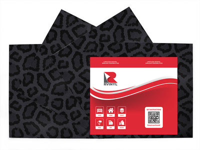 negro panther animal print Craft Vinyl Sheet Pack