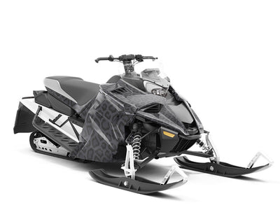 Negro Panther Custom Wrapped Snowmobile