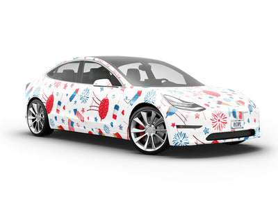 Neighborhood Cookout Americana Vehicle Vinyl Wrap