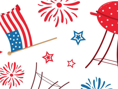 Neighborhood Cookout Americana Vinyl Wrap Pattern~Rwraps Series 914 Digitally Printed Vinyl Wrap~0