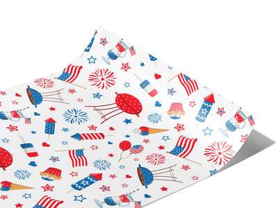 Neighborhood Cookout Americana Vinyl Wraps~Rwraps Series 914 Digitally Printed Vinyl Wrap~1