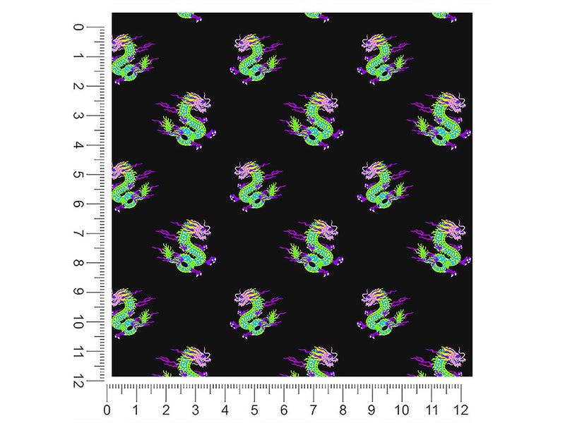neon aggression fantasy 1ft x 1ft Craft Sheets