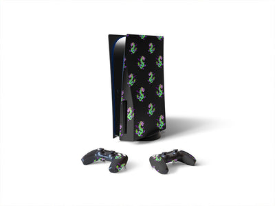 neon aggression fantasy Sony PS5 DIY Skin