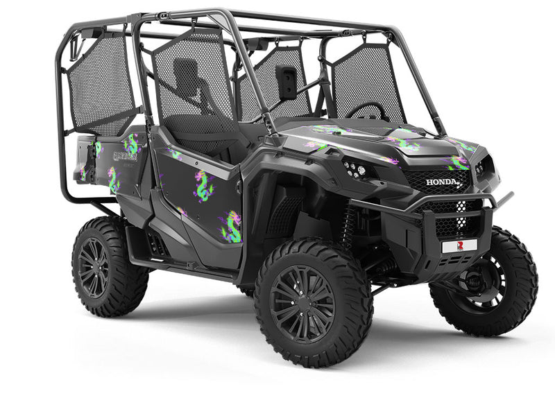 Neon Aggression Fantasy Utility Vehicle Vinyl Wrap