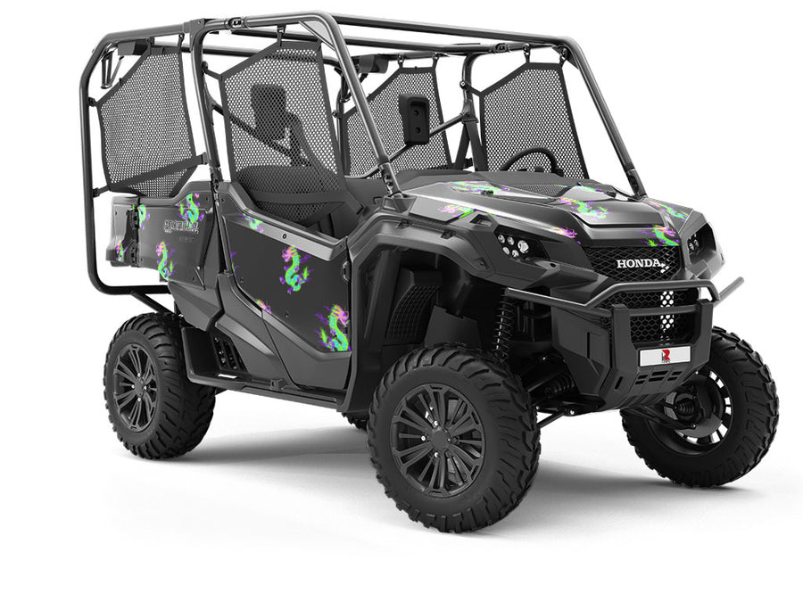 Neon Aggression Fantasy Utility Vehicle Vinyl Wrap