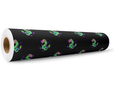 Neon Aggression Fantasy Wrap Film Wholesale Roll~Rwraps Series 914 Digitally Printed Vinyl Roll~5