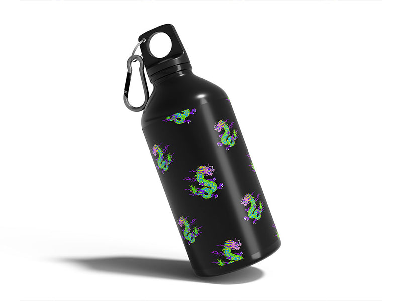 neon aggression fantasy Water Bottle DIY Stickers