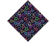 Neon Bowling Abstract Vinyl Wrap Pattern