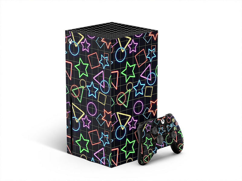 neon bowling abstract geometric XBOX DIY Decal