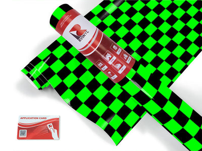 neon checkered Craft Vinyl Roll